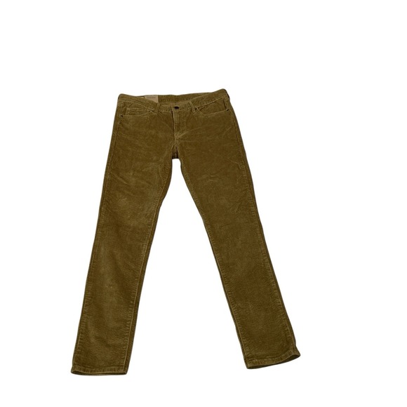 NWT Levis 711 Corduroy Gold Straight Leg Jeans Pants 119496 Jeans 30 X 30 New - Picture 2 of 7